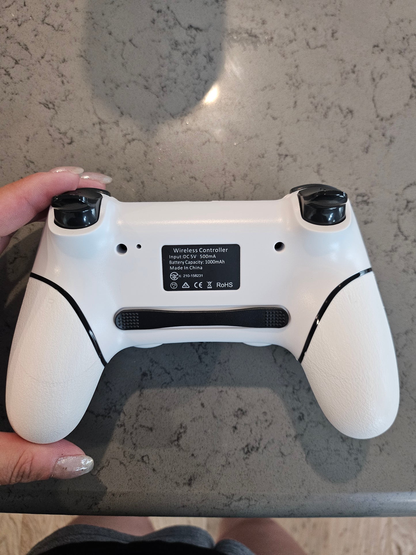 Wireless Controller for Remote Plays-station 4/Slim/Pro/PC, Wireless Upgraded Gamepad for PS4, Controller with Dual Vibration for PS4/ Pro/Slim, 3.5mm Headset Jack, 6-axis Gyro Sensor