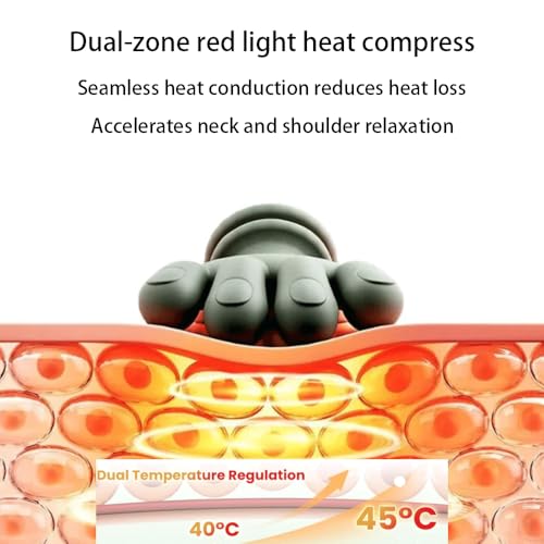 Neck Massager with Heat,shiatsu Neck and Shoulder Massager,masajeador de espalda y Cuello Neck and Back Massager for Pain Relief deep Tissue Massage-2026 (Upgraded Version) Green.