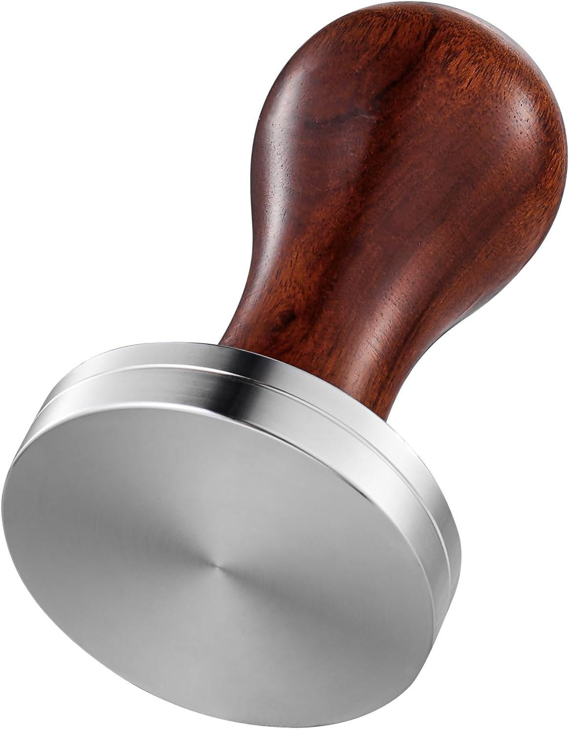 51mm Espresso Tamper - Premium Coffee Tamper, Classic Series, Solid Wood Handle, Stainless Steel Base
