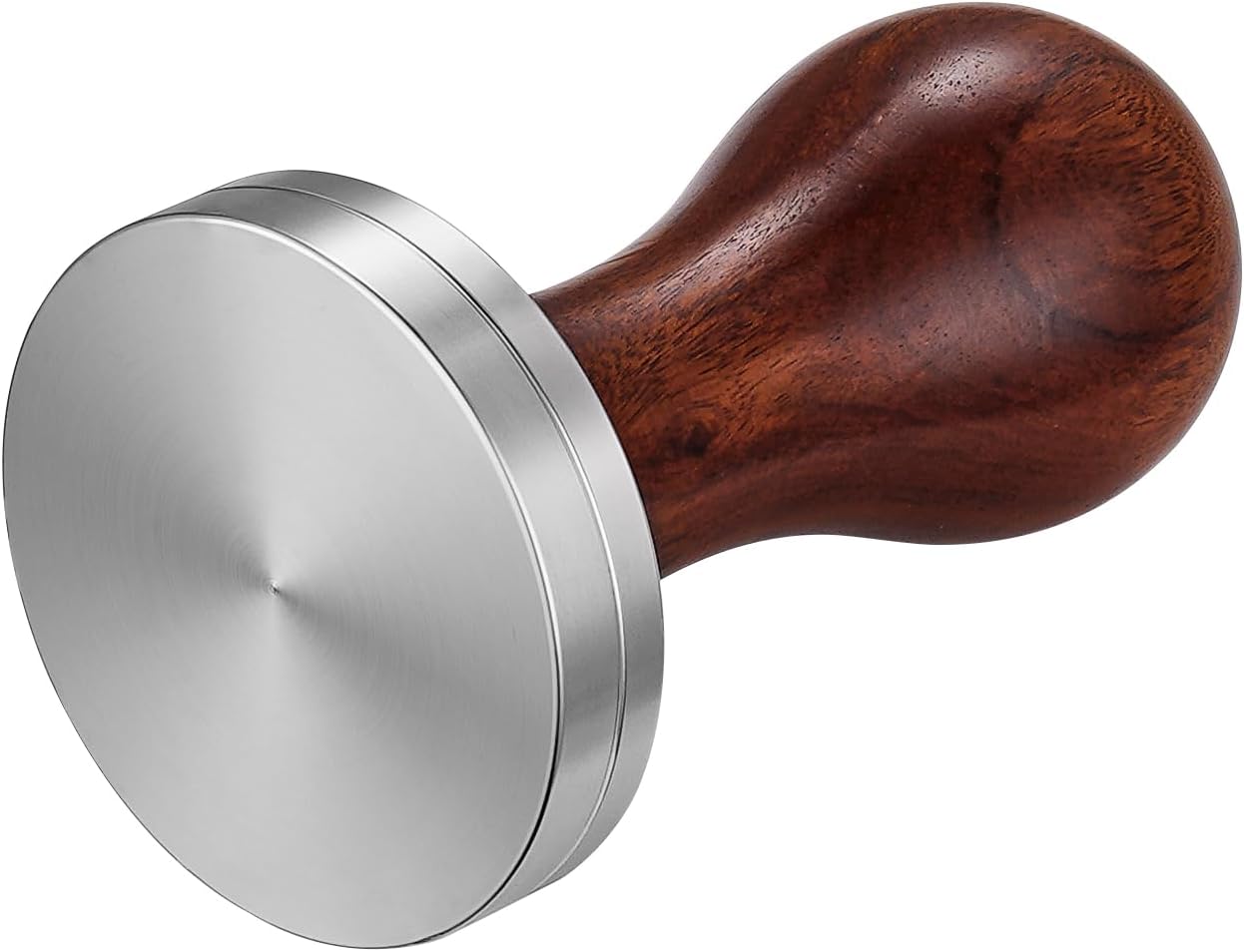 51mm Espresso Tamper - Premium Coffee Tamper, Classic Series, Solid Wood Handle, Stainless Steel Base