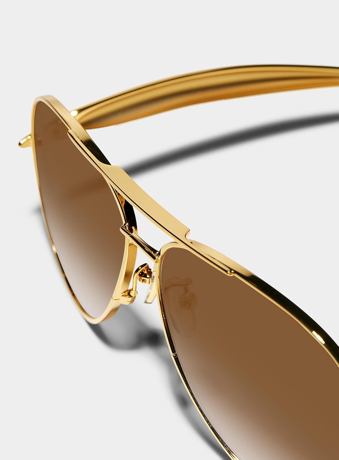 Retro Gold Aviator Sunglasses for Women Men, 2025 Metal Oversized 70s Aviators Sun Glasses
