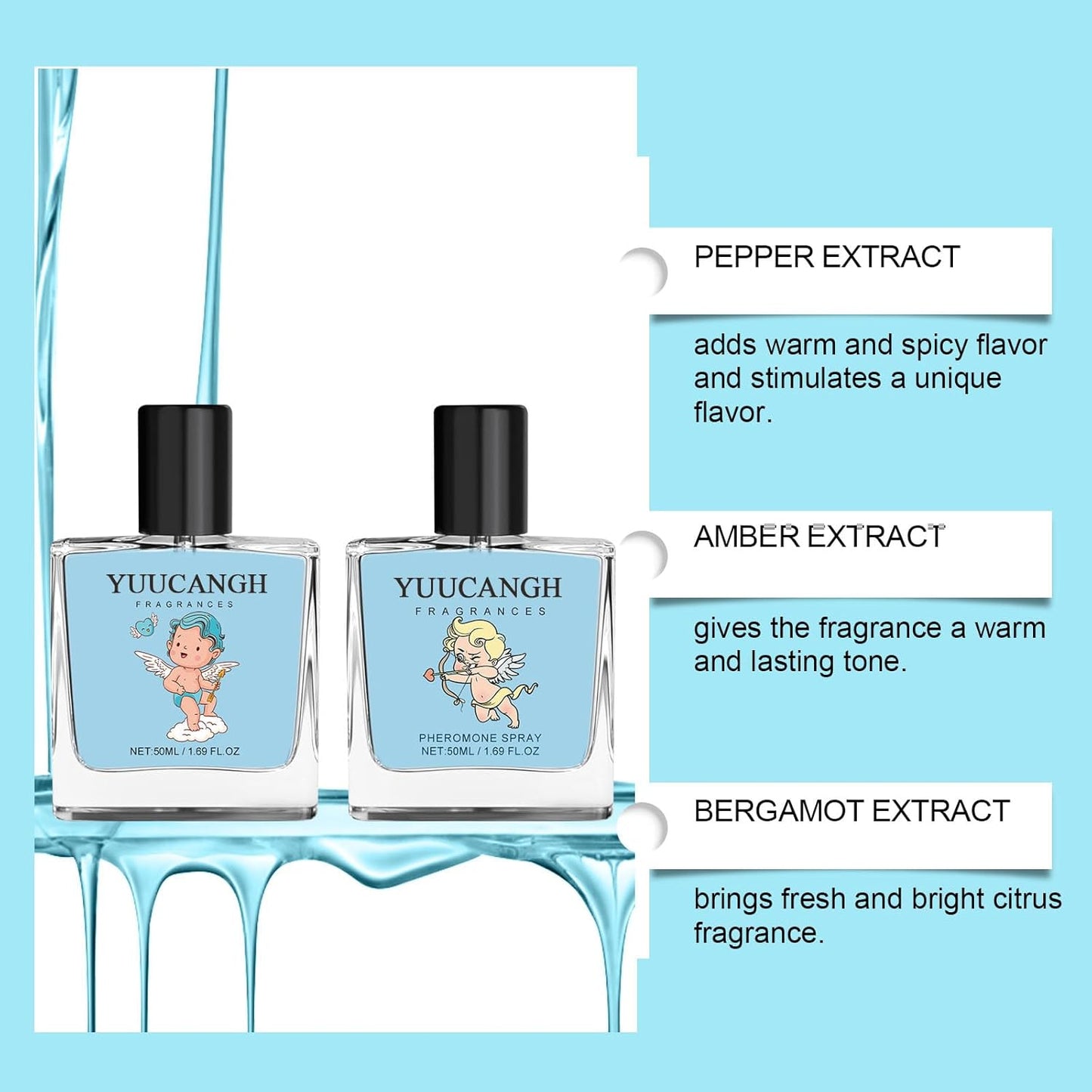 Pheromone Cologne For Men,Hypnosis 2.0 Cologne for Men (Pheromone-Infused),Enhances Intimacy,Long Lasting Romantic,Christmas Gift for Father,Boy Friend and Husband (B)