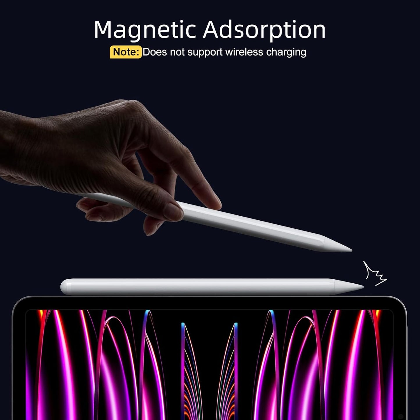 Stylus Pen for iPad 11th & 10th Generation - 10Mins Faster Charge Compatible with (2018-2025) Apple iPad 6-11 Gen, iPad Air 3/4/5/M2/M3, iPad mini 5/6, iPad Pro 11"/12.9"/M4