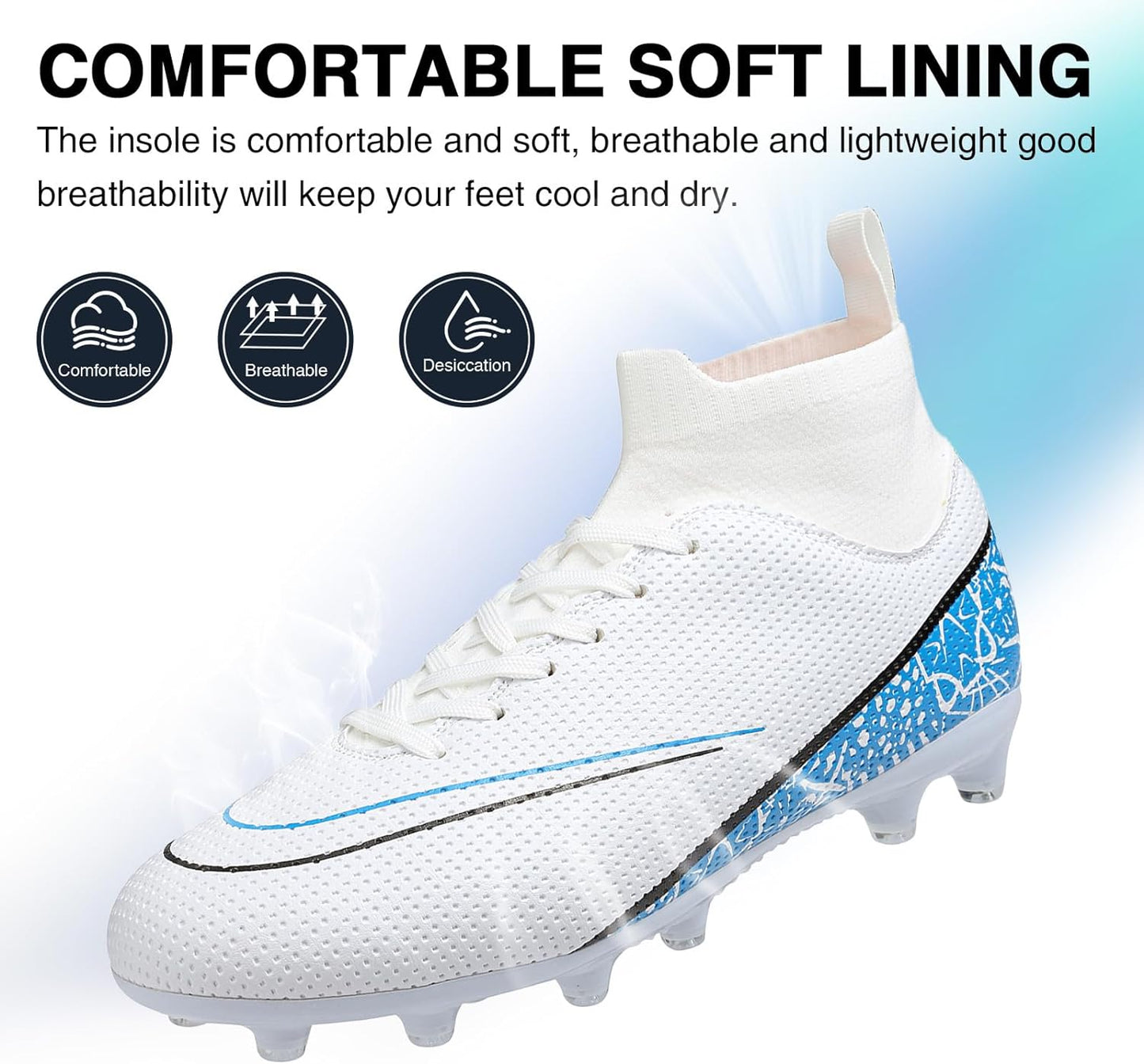 Soccer Cleats Men Womens Soccer Cleats of Big Boy AG/TF