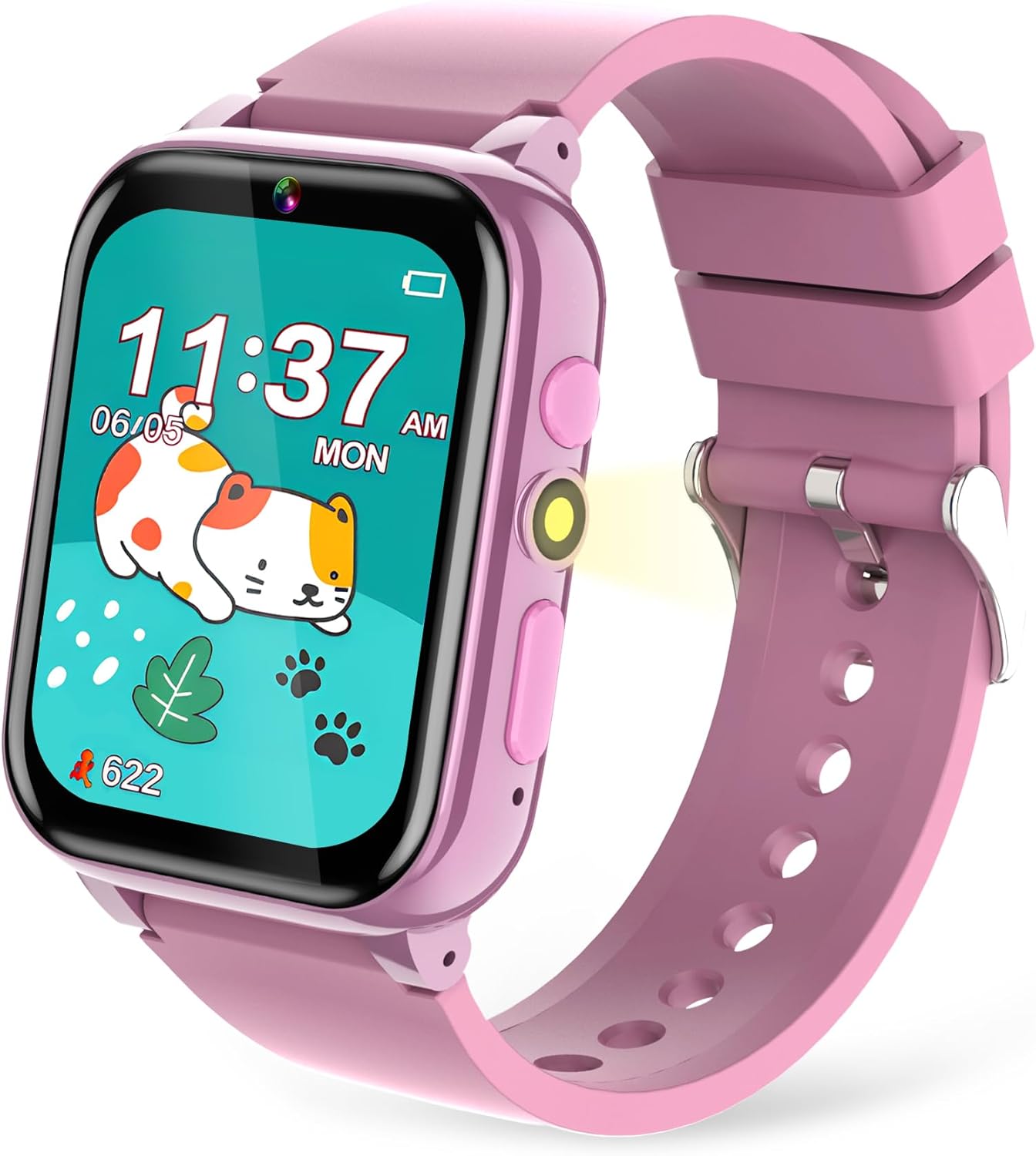 Smart Watch for Kids Gifts for Girls Age 6-8 HD Touchscreen with Video Dual Camera Educational Birthday Gifts Toys for 6 7 8 9 10 11 12 Year Old Gift Ideas