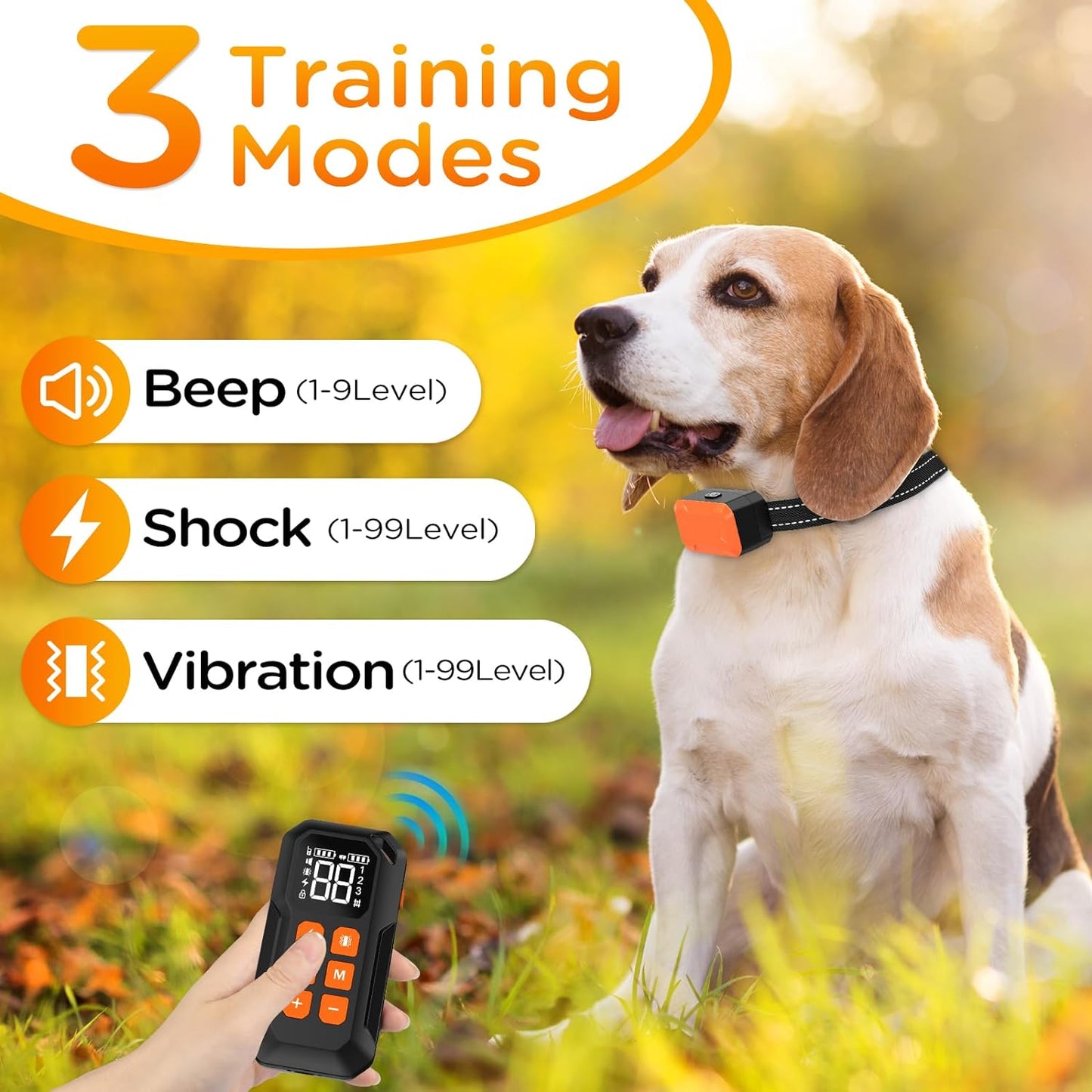 Wireless Dog Fence,Electirc Fence for Dogs,No Wire Circular Boundary,Dog Training Shock Collar with Remote Control,Wireless Dog Fence System.