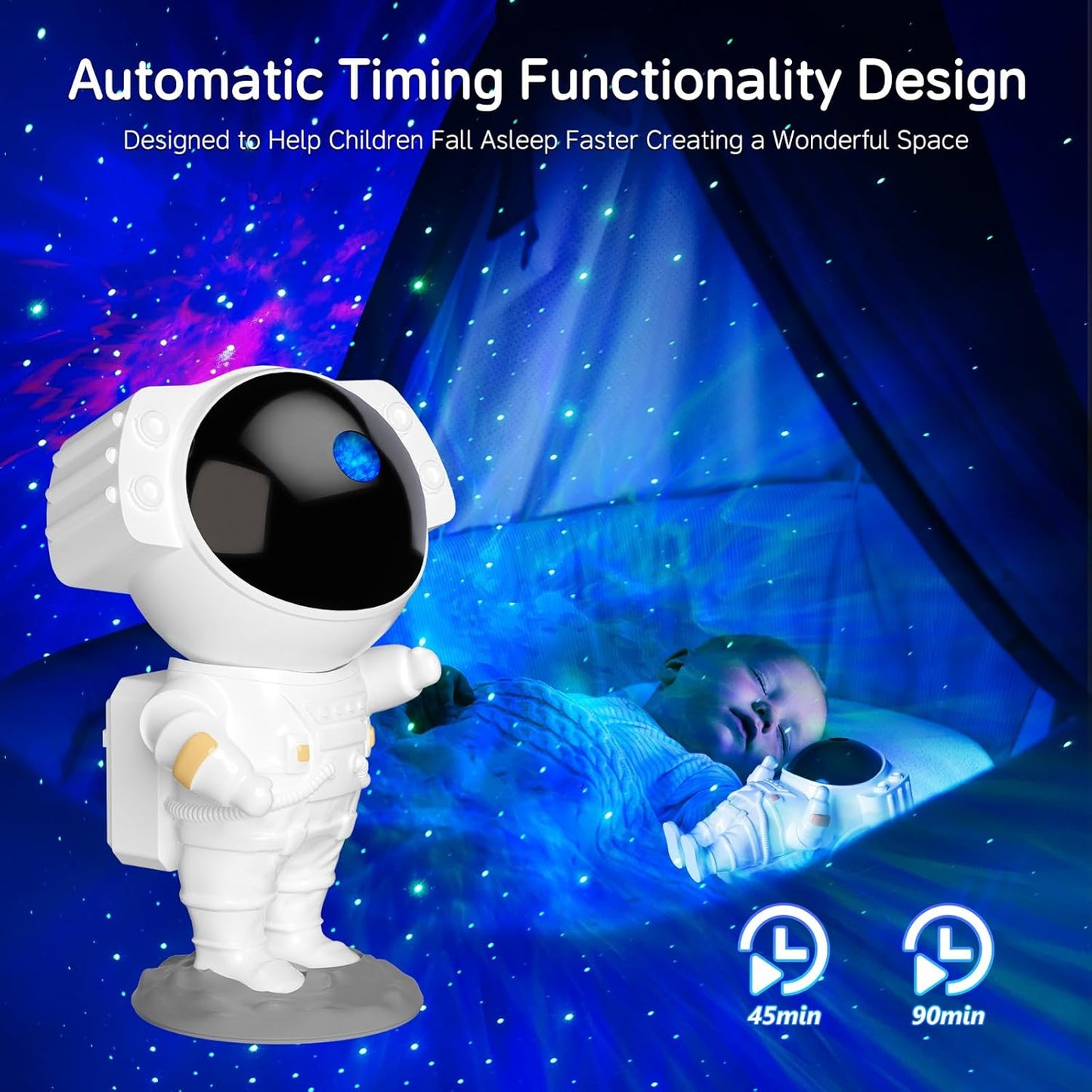 Star Projector, Nebula Galaxy Projector for Bedroom, Starry Ceiling Led Lamp with Remote & Timer, Night Light Gifts for Kids,Room Decor/Birthdays/Christmas/Party/Tiktok Live
