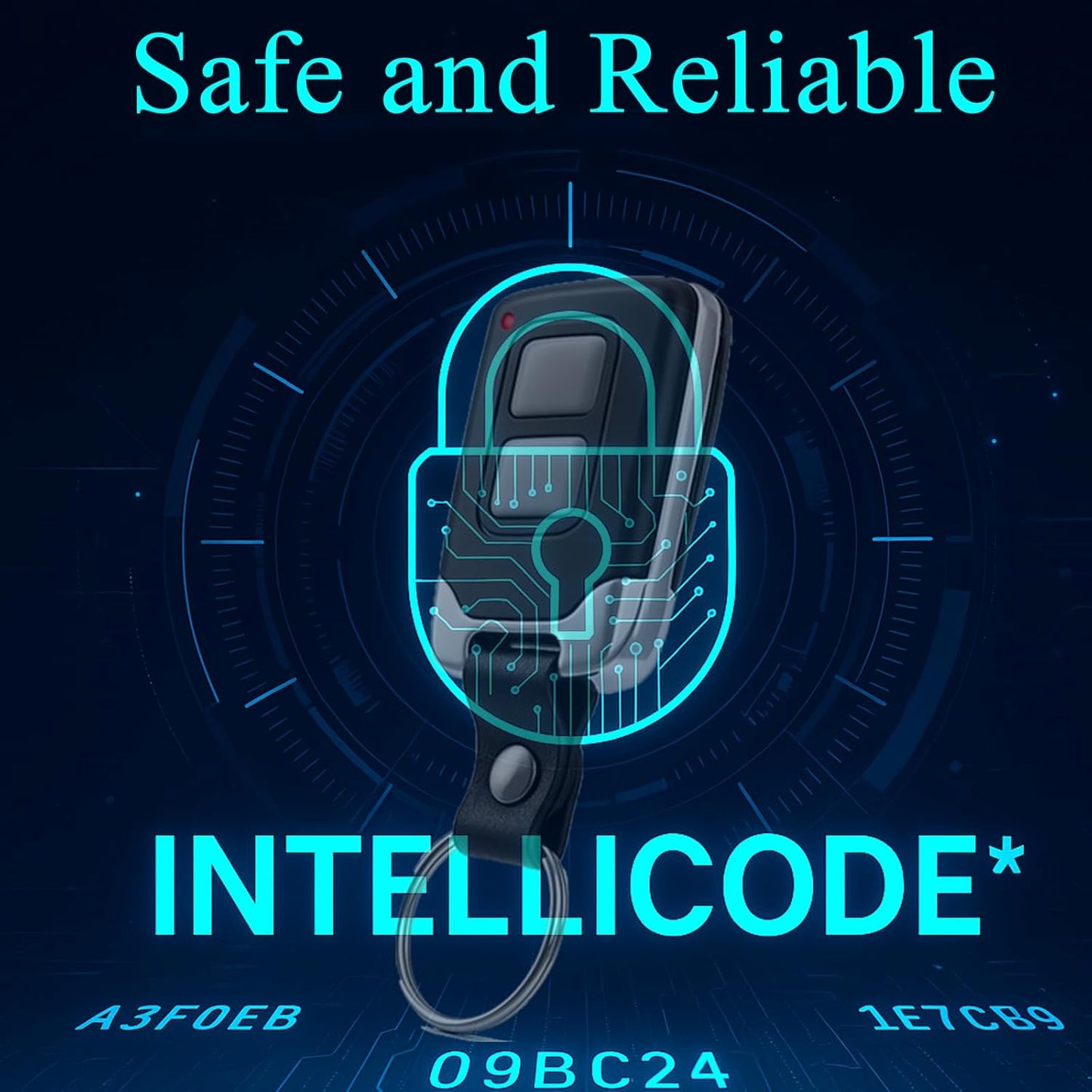2 Replacement for Genie & Overhead Door Garage Door Opener Remote G3T-R G3T-BX G3T-A,ππ§π₯π² Compatible with π¨ππ Intellicode Genie Overhead Garage Openers from 1995