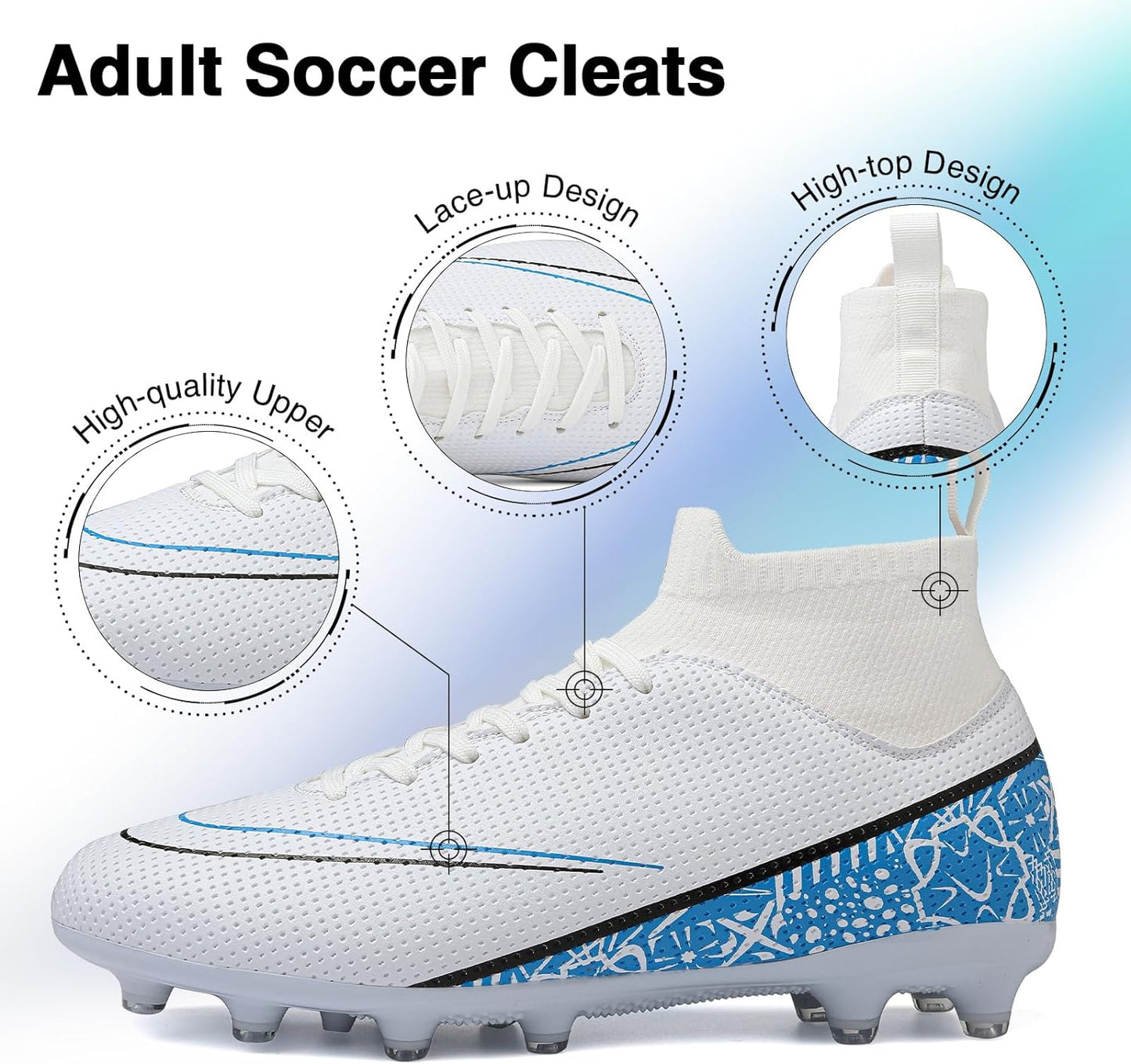Soccer Cleats Men Womens Soccer Cleats of Big Boy AG/TF