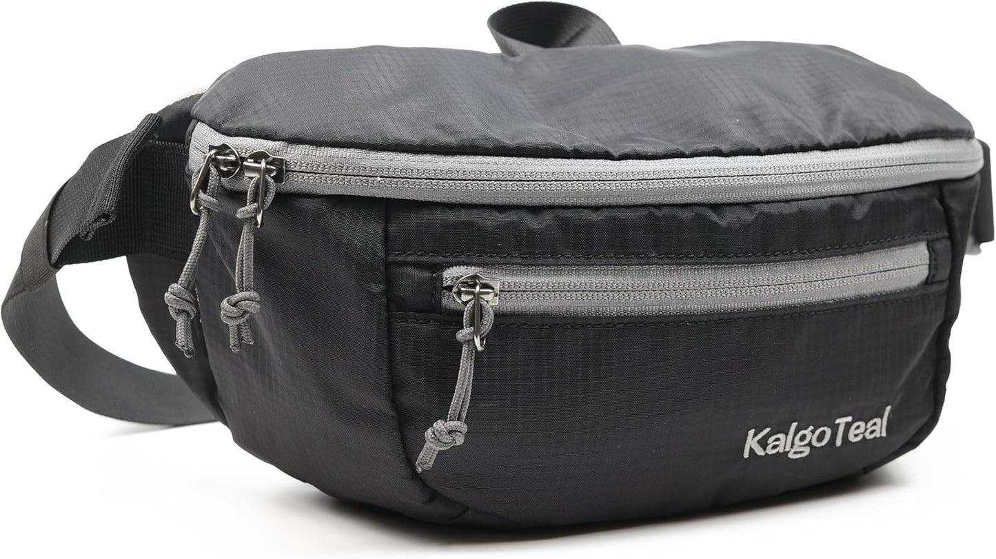 Ultralight Crossbody Fanny Pack 3L, Large Water Resistant Waist Pack for Women & Men, Cycling, Hiking and Travel