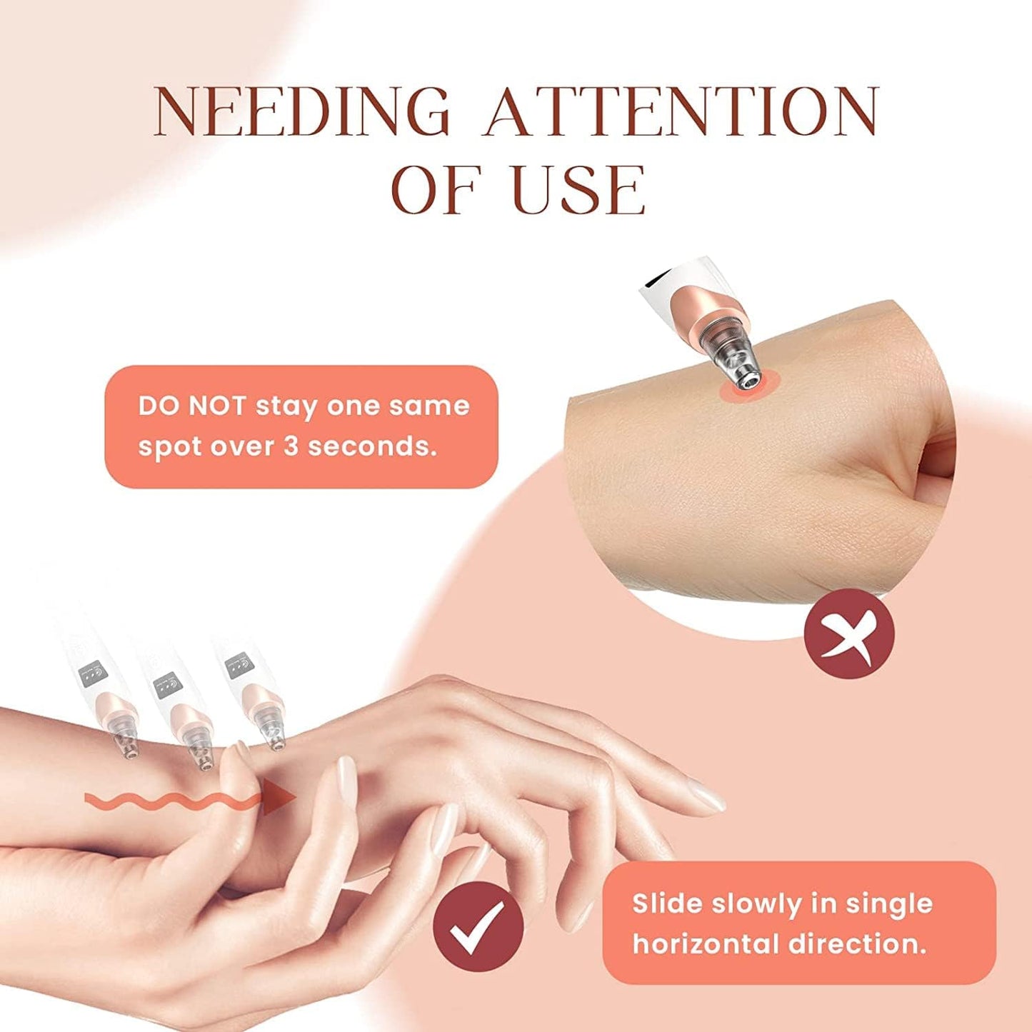 Blackhead Remover Pore Vacuum,Upgraded Facial Pore Cleaner-5 Suction Power,5 Probes,USB Rechargeable Blackhead Vacuum Kit Electric Acne Extractor Tool for Women & Men