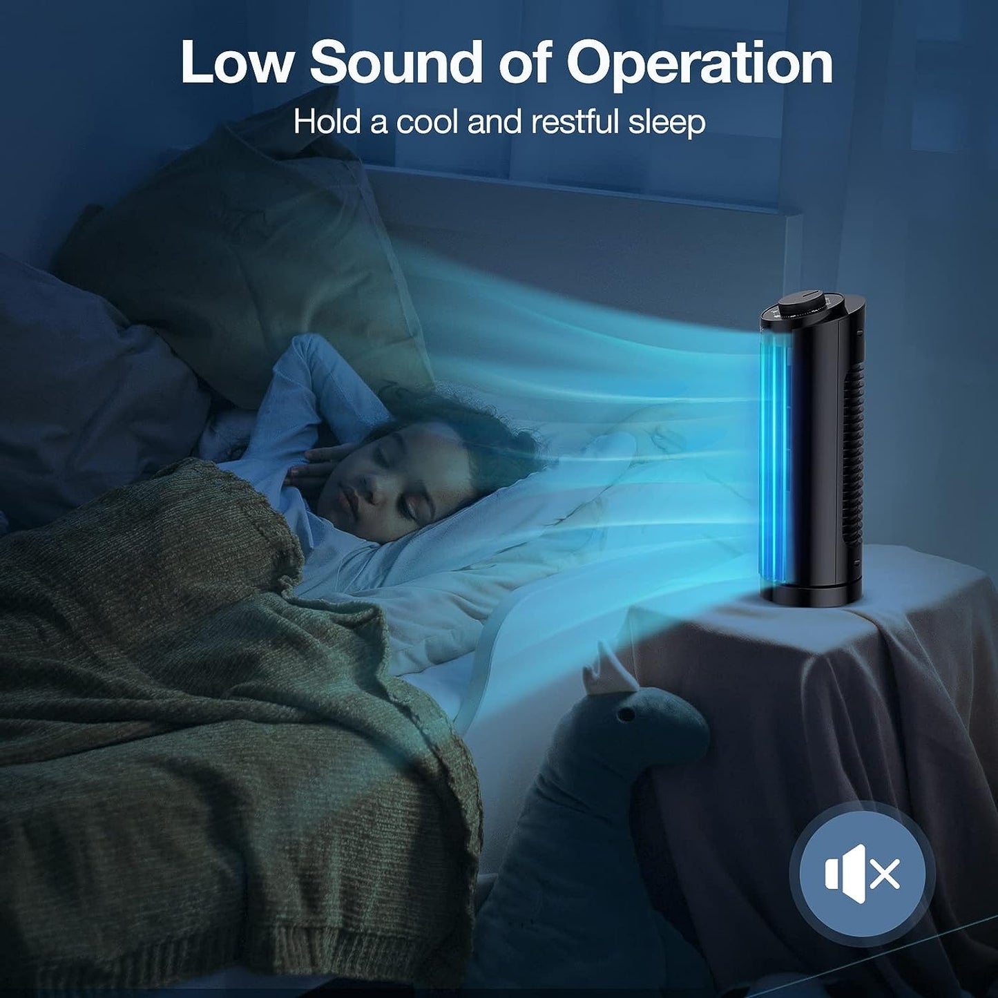 Tower Fan, Mini Tower Fan for Home