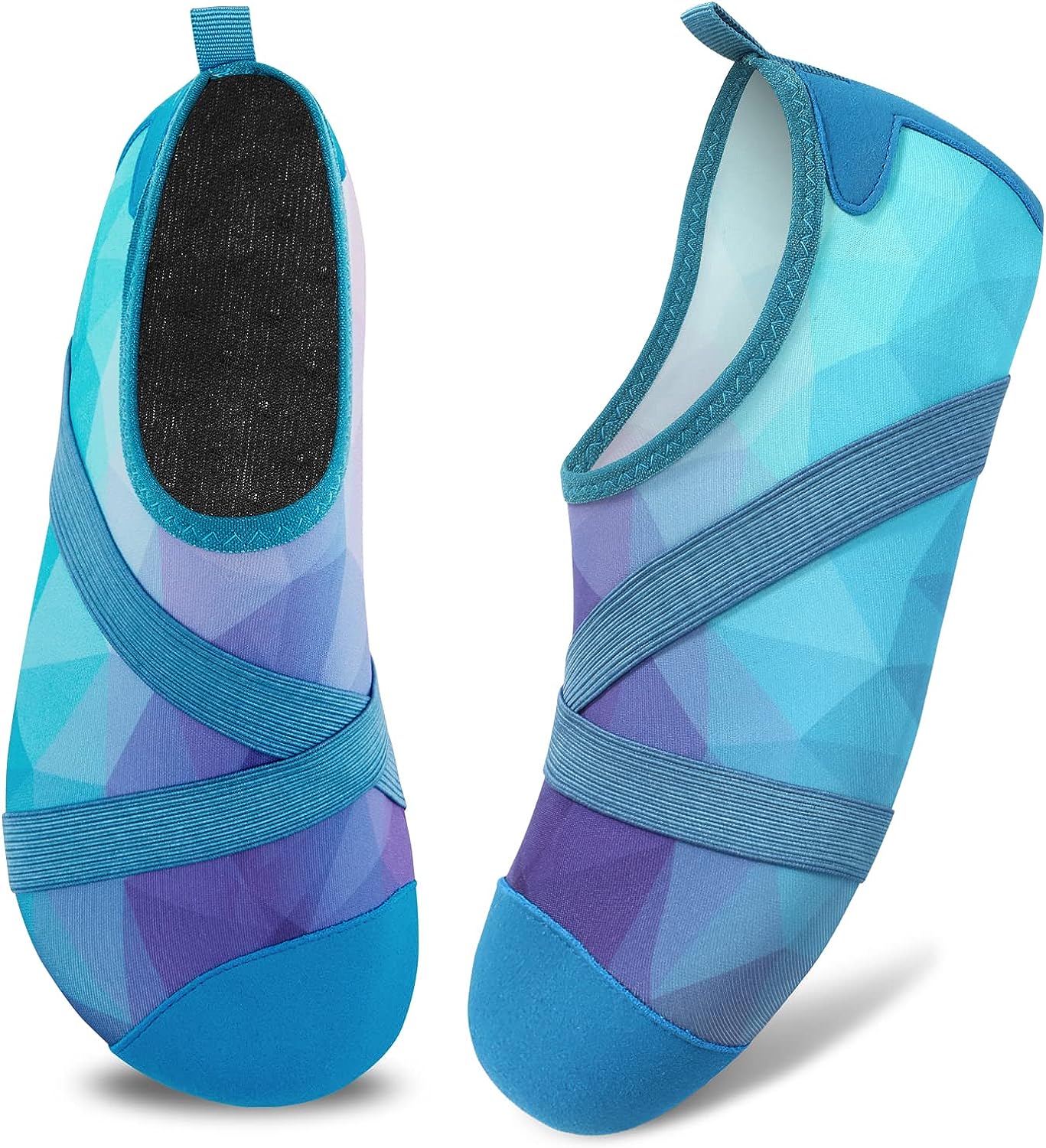 size 7 Womens Mens Water Shoes Barefoot Quick Dry Aqua Socks for Beach Swim Yoga Outdoor Sports