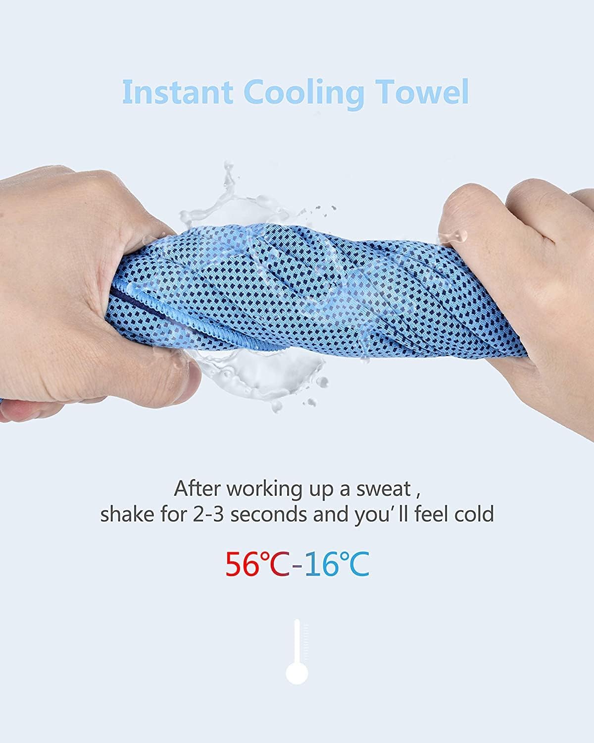4 Packs Cooling Towel (40"x 12"), Ice Towel, Microfiber Towel, Soft Breathable Chilly Towel Stay Cool for Yoga, Sport, Gym, Workout, Camping, Fitness, Running, Workout & More Activities