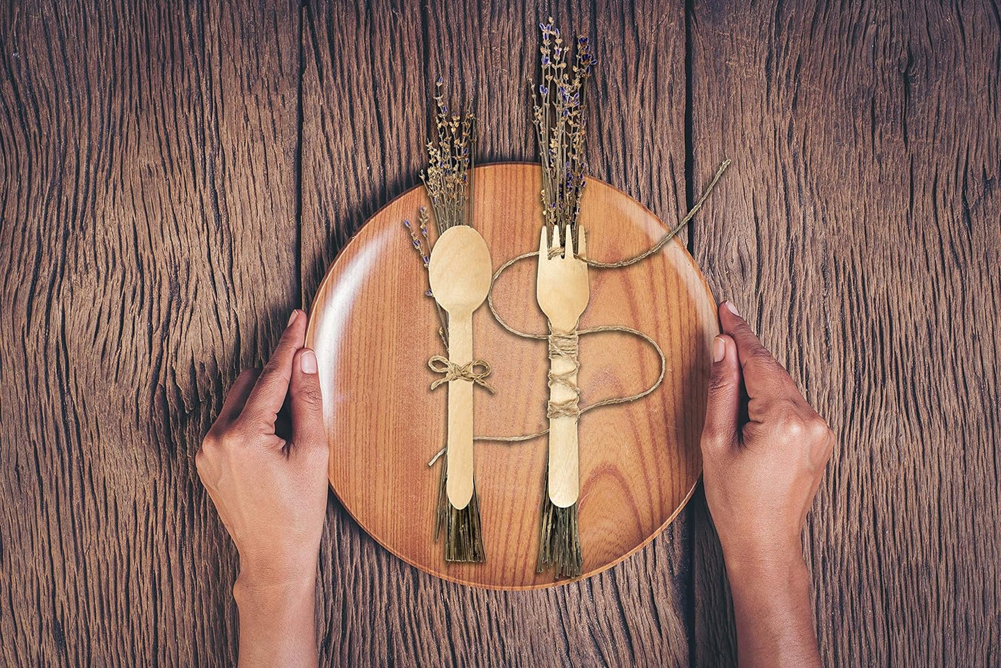 Wooden Compostable Forks Eco Friendly Disposable