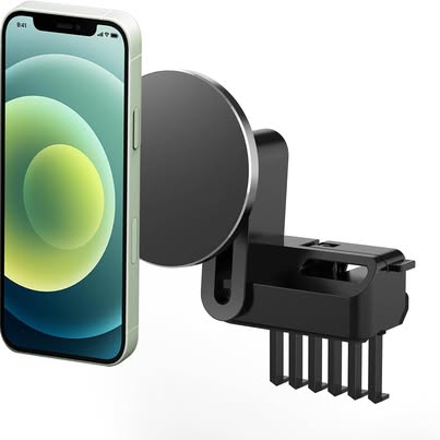 Tesla Phone Mount for Model 3, Magnetic Suction, Compatible with iPhone and Android Sma