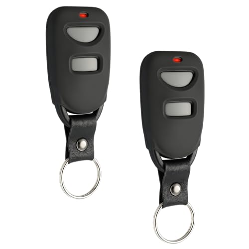 2 Garage Door Opener Remote Compatible with LiftMaster Chamberlain Craftsman Yellow Purple Red Orange Green Learn Button, replacement for 893Max 893LM 891LM 373LM, Anti-Accidental Press With Keychain.