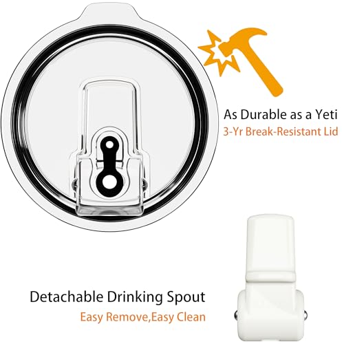 For Travel & Gym – Never Drink from a Moldy Lid Again: 30oz Hygienic Tumbler, 100% Leakproof Lid & Removable Foldable Spout. Reinforced Base, Fits Cup Holders- Cream