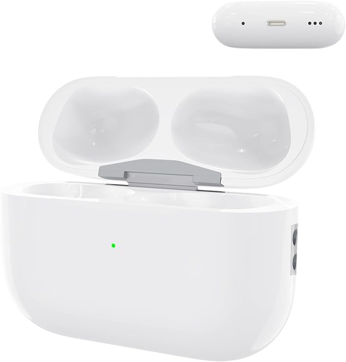 Wireless Charging Case for AirPods Pro 1st & 2nd Gen, Compatible for AirPod Pro 1st & 2nd Generation Charging Case Replacement (to Lightning)