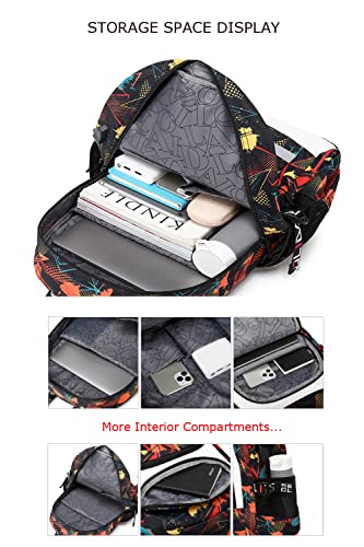 American Football Player 26 Multifunction Rugby Backpack Travel Laptop Daypack Night Reflective Strip Fans Bag (R - Pattern 3)