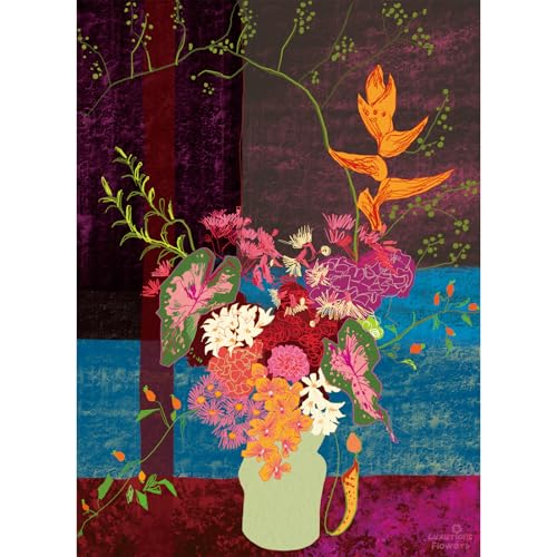 HUADADA Puzzles for Adults 1000 Pieces,Blooming Flowers Puzzles for Adults,1000 Piece Puzzle for Adults ‌Family Interactive Game Gift