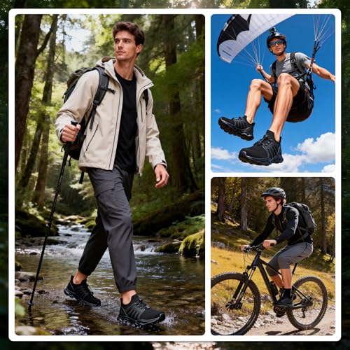 Water Shoes for Men Hiking Amphibious Beach Mens Shoes Lightweight Water Sports Shoes for Swimming Fishing Kayaking