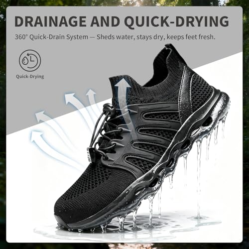 Water Shoes for Men Hiking Amphibious Beach Mens Shoes Lightweight Water Sports Shoes for Swimming Fishing Kayaking