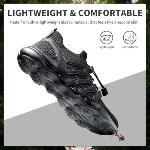 Water Shoes for Men Hiking Amphibious Beach Mens Shoes Lightweight Water Sports Shoes for Swimming Fishing Kayaking