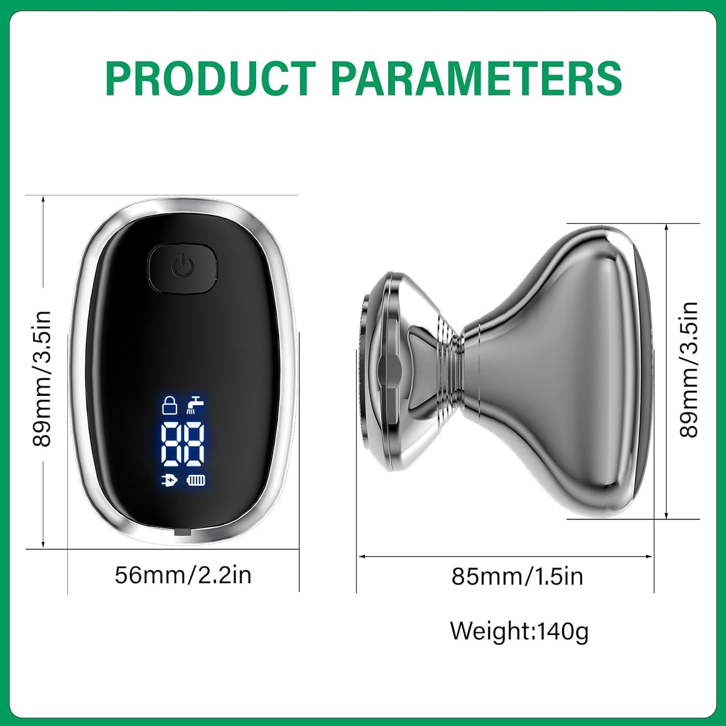 Electric Razors for Women Legs 3-Blade Shaver Heads Waterproof Rechargeable Shaver Multi-Use for Hair Removal on Legs Bikini Body (Silver)