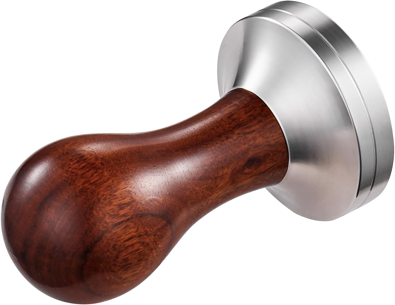 51mm Espresso Tamper - Premium Coffee Tamper, Classic Series, Solid Wood Handle, Stainless Steel Base