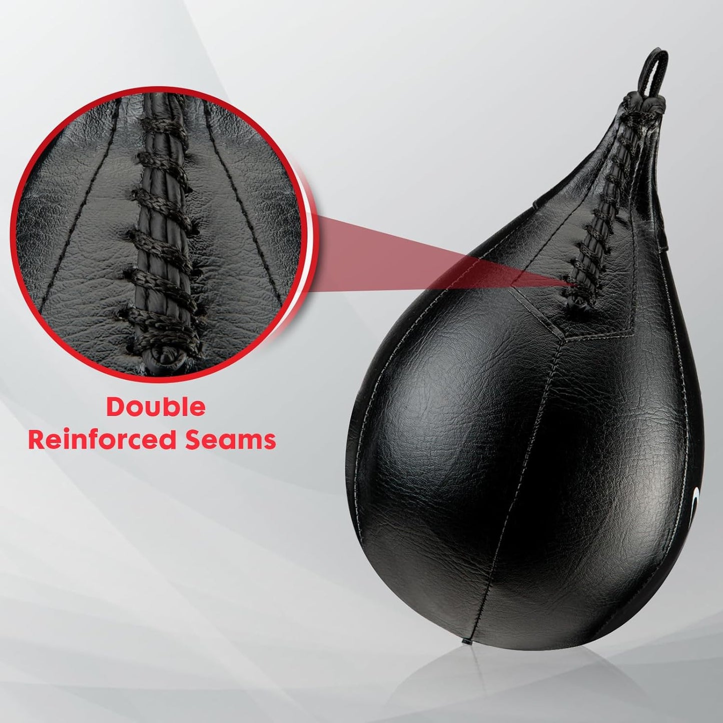 Speed Bag Boxing Punching Bag, PU Leather Speed Bags for Boxing - MMA Muay Thai Punching Workout Kicking Training Speed ball, Exercise Speed Ball Kicking Platform Equipment