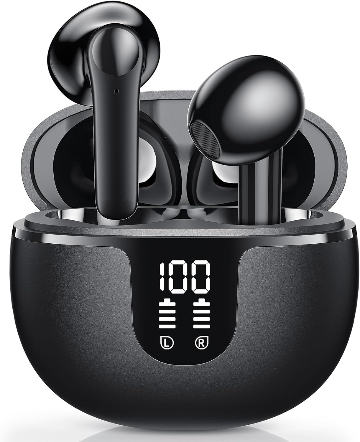 Wireless Earbuds, Bluetooth Headphones in-Ear, USB-C Fast Charge, Clear Sound, Built-in HD Mic, Touch Control, 48H Playtime, IPX8 Waterproof for Sport Wireless Headphones