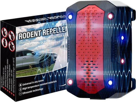 Rodent Repellent for Car Engines buzzkick 3 in 1 Ultrasonic Pest Repeller Mouse for Outside Rat Deterrent Outdoor Indoor Electronic Mouse Repellent Devices Keeping Rodents Out of Car House
