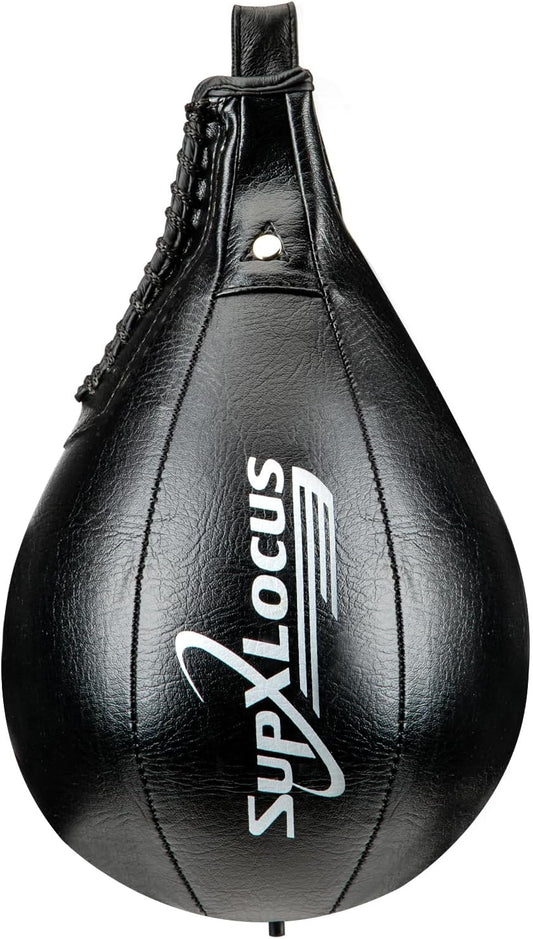 Speed Bag Boxing Punching Bag, PU Leather Speed Bags for Boxing - MMA Muay Thai Punching Workout Kicking Training Speed ball, Exercise Speed Ball Kicking Platform Equipment