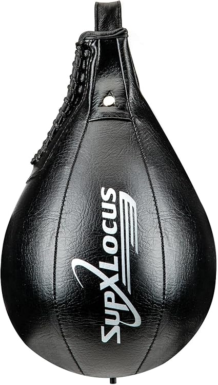 Speed Bag Boxing Punching Bag, PU Leather Speed Bags for Boxing - MMA Muay Thai Punching Workout Kicking Training Speed ball, Exercise Speed Ball Kicking Platform Equipment