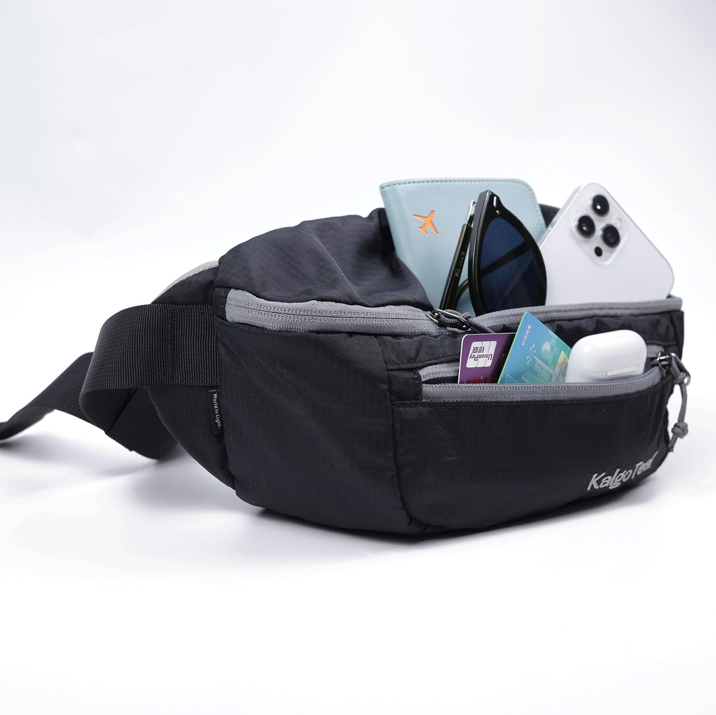 Ultralight Crossbody Fanny Pack 3L, Large Water Resistant Waist Pack for Women & Men, Cycling, Hiking and Travel