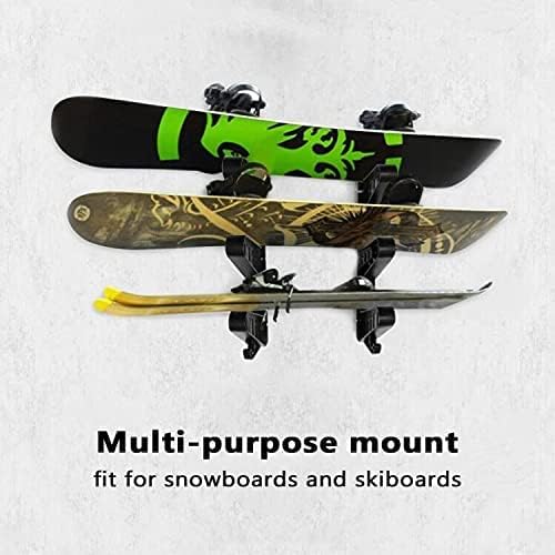 Skateboard Rack Wall Mount Skateboard Storage Rack Skateboard Holder, Load Bearing Skateboard Rack, Horizontal Space Saving Design