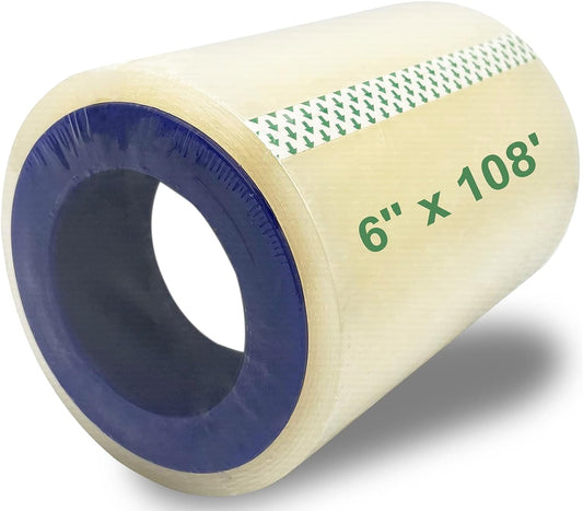 6″x108′ Greenhouse Plastic Solution Poly Repair Tape - Heavy Duty Garden Green House sheeting, Waterproof and UV Resistant Polyethylene Tapes for Sealing and Patching Plastic Film