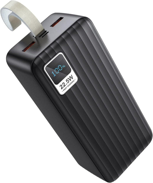 Portable Charger Power Bank 50000mah - PD 22.5W USB C Charger, QC 4.0 Fast Charging Battery Pack with LED Display 3 Outputs for iPhone, Samsung, iPad etc.