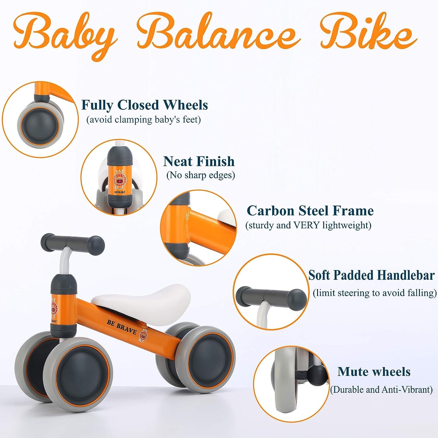 Balance Bike for 1 Year Old Girl Gifts Pre-School First Bike and 1st Birthday Gifts - Train Your Baby from Standing to Running | Toys for 1 Year Old