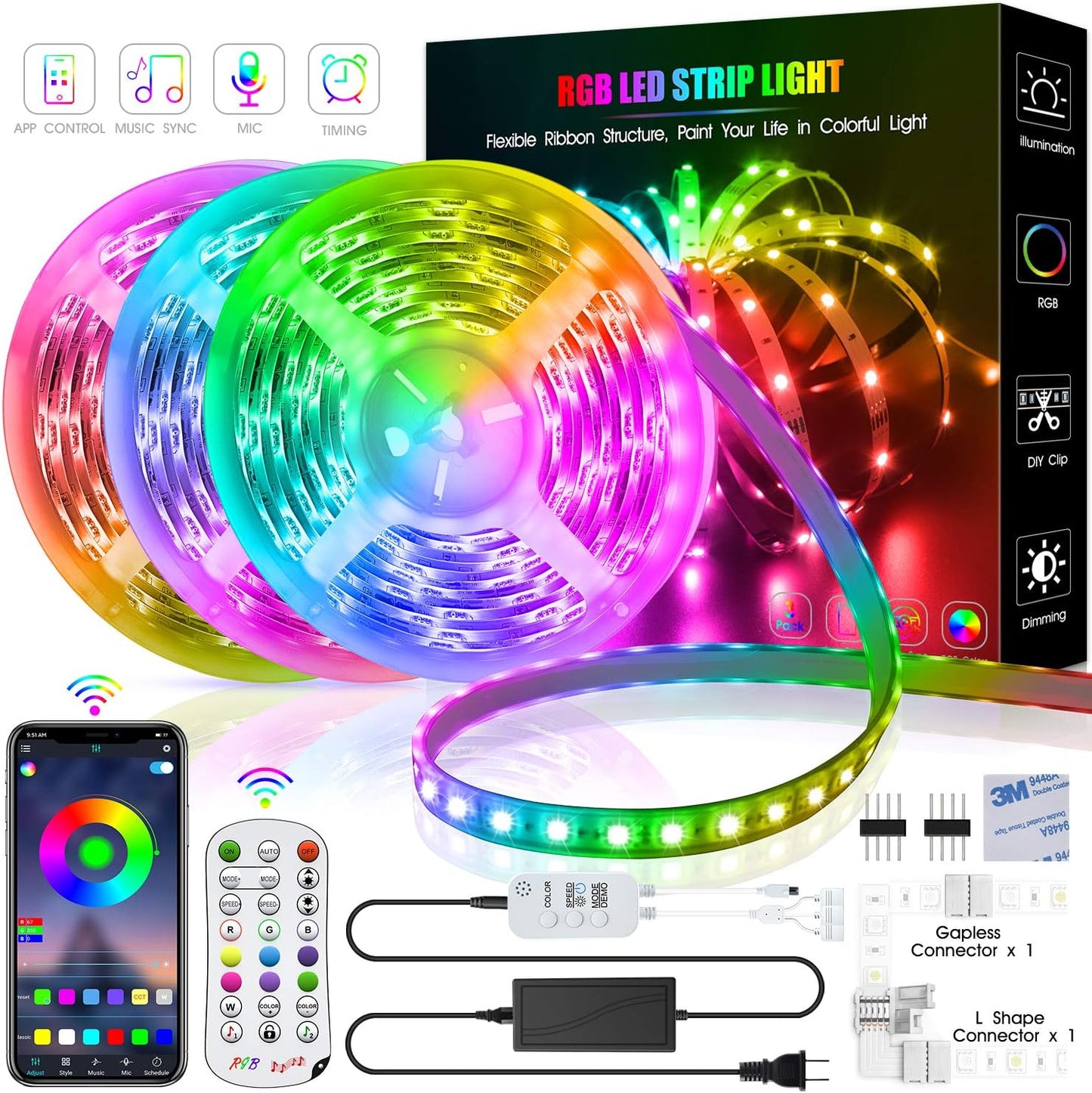 50ft Led Strip Lights